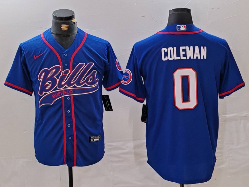 Men's Buffalo Bills Keon Coleman #0 Royal Jersey